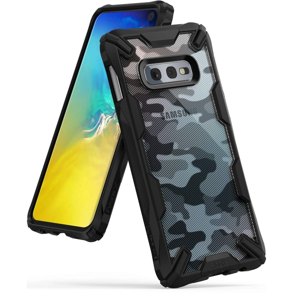 Hurtownia GSM - Etui Ringke Fusion-X Design Samsung Galaxy S10e Camo (Moro) Černá - RGK863MOB - {ean13} - Hurt