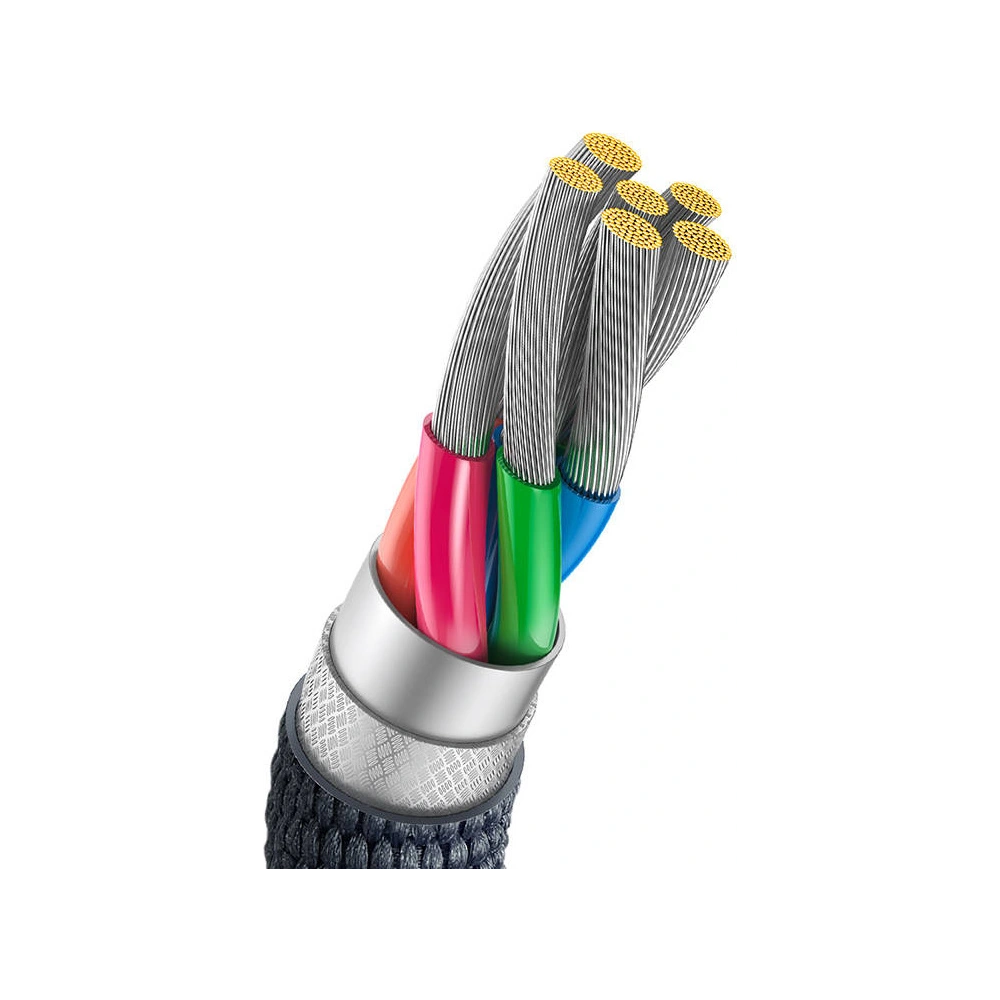 Wholesale Baseus Crystal cable USB to USB-C, 100W, 1.2m (black) - BSU3099BLK - {ean13} - Hurt