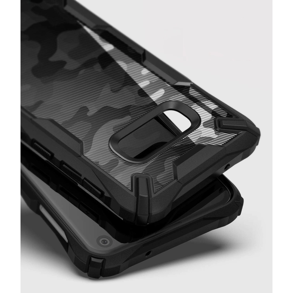 Hurtownia GSM - Etui Ringke Fusion-X Design Samsung Galaxy S10e Camo (Moro) Černá - RGK863MOB - {ean13} - Hurt