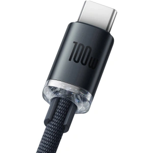 Hurtownia GSM - Kabel USB-A / USB-C Baseus Crystal, 100W, 2m (czarny) - BSU3102BLK - {ean13} - Hurt
