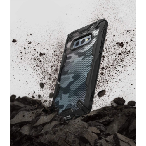 Etui Ringke Fusion-X Design Samsung Galaxy S10e Camo (Moro) Black