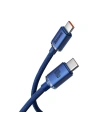 Hurtownia GSM - Kabel USB-C do USB-C Baseus Crystal, 100W, 1.2m (niebieski) - BSU3106BLU - {ean13} - Hurt