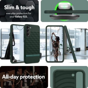 Caseology Parallax Samsung Galaxy S22 Midnight Green