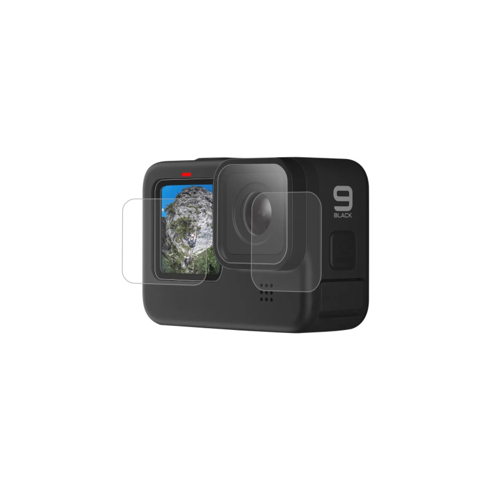 Tvrzené sklo na obrazovku a objektiv Telesin pro GoPro Hero 9 / Hero 10 (GP-FLM-901)