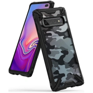 Etui Ringke Fusion-X Design Samsung Galaxy S10 Plus Camo (Moro) Black