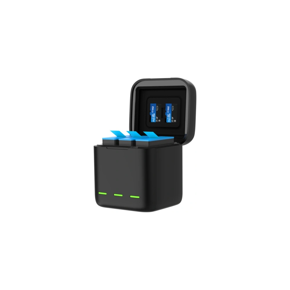 Hurtownia GSM - Nabíječka tříkanálová box Telesin pro GoPro Hero 9 / Hero 10 + 3 baterie (GP-BNC-902) - TLS055 - {ean13} - Hurt