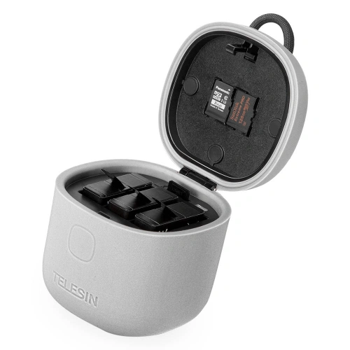 Wodoodporna ładowarka trójkanałowa Allin box Telesin dla GoPro Hero 8 + 3 baterie (GP-BNC-803)