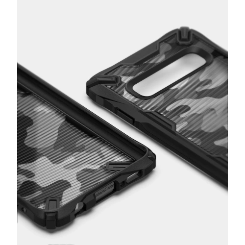 Etui Ringke Fusion-X Design Samsung Galaxy S10 Plus Camo (Moro) Black