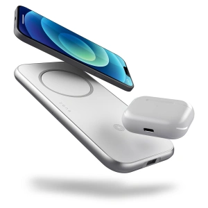 Hurtownia GSM - Ładowarka bezprzewodowa ZENS Aluminium 3in1 Wireless Charger MagSafe (biała) - ZENS003WHT - {ean13} - Hurt