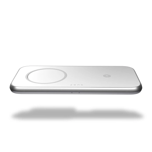 Ładowarka bezprzewodowa ZENS Aluminium 3in1 Wireless Charger MagSafe (biała)