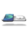 Hurtownia GSM - Bezdrátová nabíječka ZENS Aluminium 3in1 Wireless Charger MagSafe (bílá) - ZENS003WHT - {ean13} - Hurt