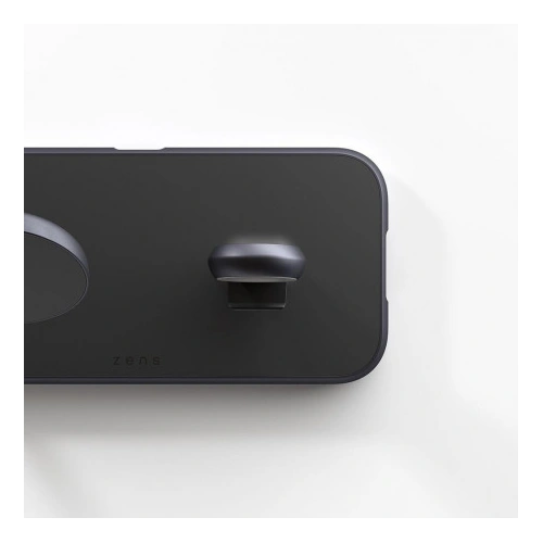 Ładowarka bezprzewodowa ZENS Aluminium Magnetic + Watch 4in1 Wireless Charger 20W MagSafe (czarny)