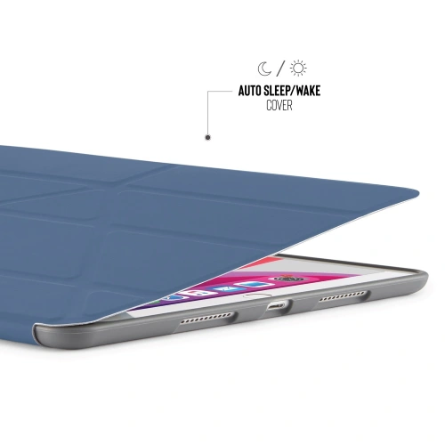 Etui Pipetto Origami No3 Pencil Case Apple iPad 10.2 2019/2020/2021 (7., 8. i 9 generacji) (granatowy)