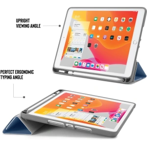 Hurtownia GSM - Etui Pipetto Origami No3 Pencil Case Apple iPad 10.2 2019/2020/2021 (7., 8. i 9 generacji) (granatowy) - PIP002NAV - {ean13} - Hurt