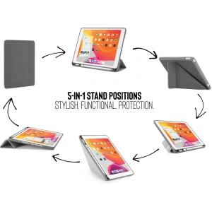 Wholesale Pipetto Origami No3 Pencil Case Apple iPad 10.2 2019/2020/2021 7, 8, 9 Gen (dark gray) - PIP001GRY - {ean13} - Hurt