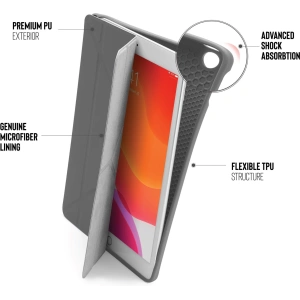 Wholesale Pipetto Origami No3 Pencil Case Apple iPad 10.2 2019/2020/2021 7, 8, 9 Gen (dark gray) - PIP001GRY - {ean13} - Hurt