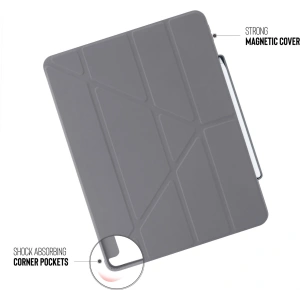Hurtownia GSM - Etui Pipetto Origami No3 Pencil Case Apple iPad Pro 12.9 2020 (4. generacji) (Dark Grey) - PIP003GRY - {ean13} - Hurt
