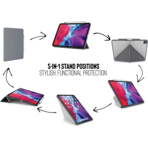 Hurtownia GSM - Etui Pipetto Origami No3 Pencil Case Apple iPad Pro 12.9 2020 (4. generacji) (Dark Grey) - PIP003GRY - {ean13} - Hurt