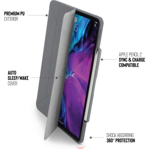 Hurtownia GSM - Etui Pipetto Origami No3 Pencil Case Apple iPad Pro 12.9 2020 (4. generacji) (Dark Grey) - PIP003GRY - {ean13} - Hurt