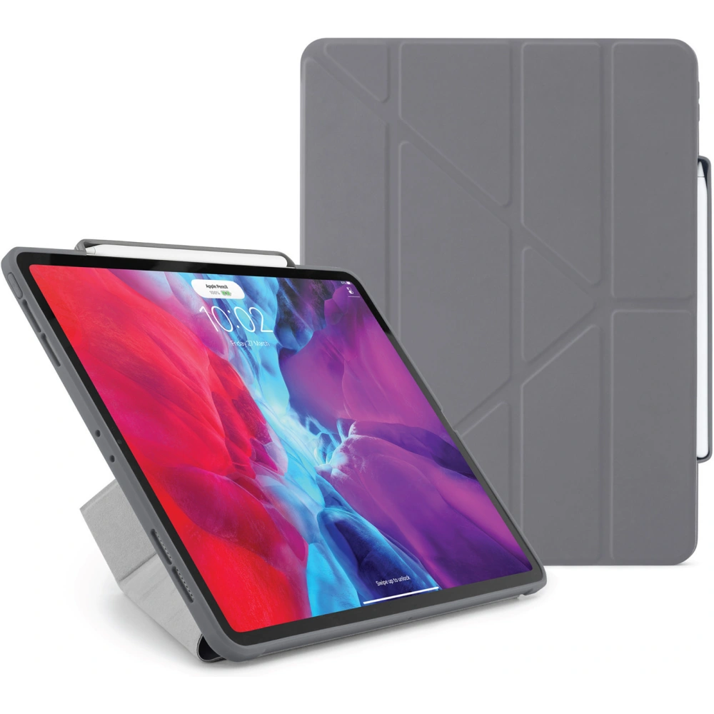 Hurtownia GSM - Etui Pipetto Origami No3 Pencil Case Apple iPad Pro 12.9 2020 (4. generace) (Tmavě šedá) - PIP003GRY - {ean13} - Hurt