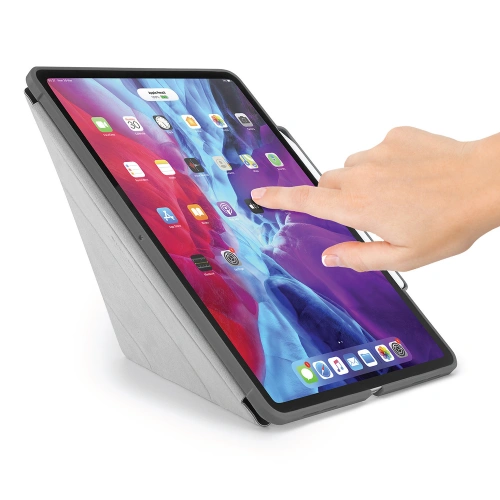 Etui Pipetto Origami No3 Pencil Case Apple iPad Pro 12.9 2020 (4. generacji) (Dark Grey)