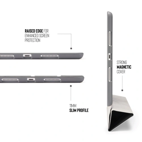 Etui Pipetto Origami No3 Pencil Case Apple iPad 10.2 2019/2020/2021 (7., 8. i 9 generacji) (czarny)