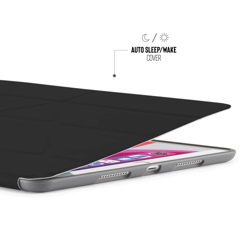 Etui Pipetto Origami No3 Pencil Case Apple iPad 10.2 2019/2020/2021 (7., 8. i 9 generacji) (czarny)