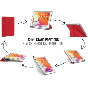 Wholesale Pipetto Origami No3 Pencil Case Apple iPad 10.2 2019/2020/2021 7, 8, 9 Gen (red) - PIP005RED - {ean13} - Hurt