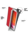 Wholesale Pipetto Origami No3 Pencil Case Apple iPad 10.2 2019/2020/2021 7, 8, 9 Gen (red) - PIP005RED - {ean13} - Hurt