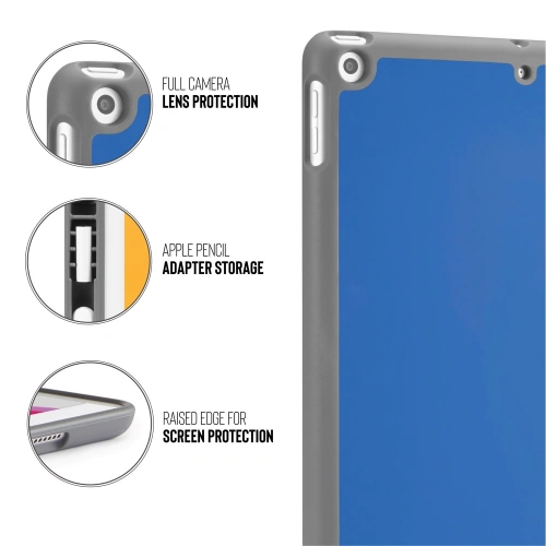 Etui Pipetto Origami No3 Pencil Case Apple iPad 10.2 2019/2020/2021 (7., 8. i 9 generacji) (Royal Blue)