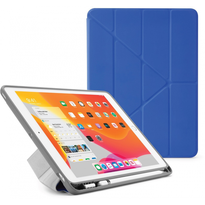 Pipetto Distributor - 5060520953243 - PIP006BLU - Pipetto Origami No3 Pencil Case Apple iPad 10.2 2019/2020/2021 7, 8, 9 Gen (Royal Blue) - B2B homescreen