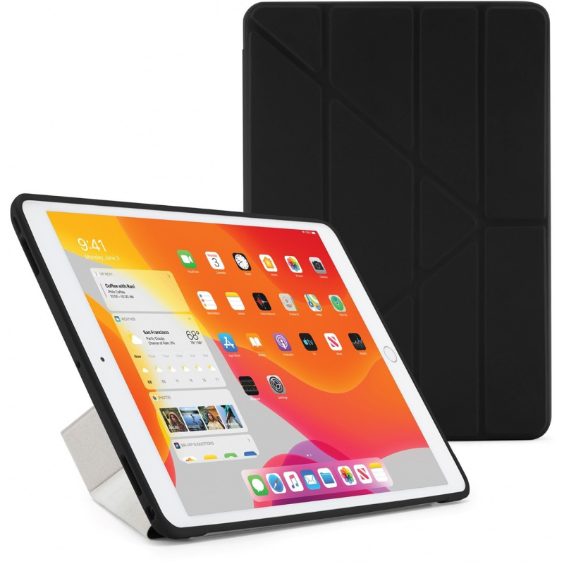 Pipetto Distributor - 5060520953151 - PIP008BLK - Pipetto Origami No1 Original TPU Apple iPad 10.2 2019/2020/2021 7, 8, 9 Gen (black) - B2B homescreen