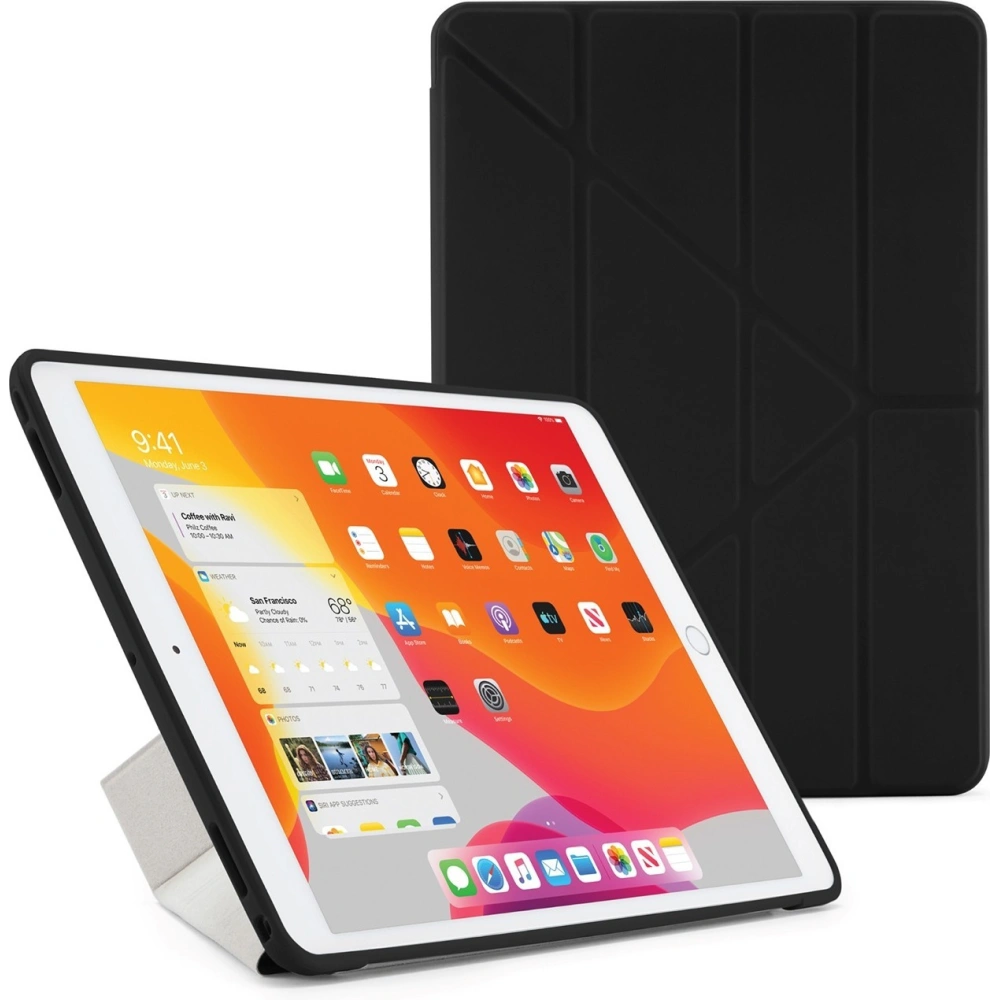 Hurtownia GSM - Etui Pipetto Origami No1 Original TPU Apple iPad 10.2 2019/2020/2021 (7., 8. a 9. generace) (černé) - PIP008BLK - {ean13} - Hurt
