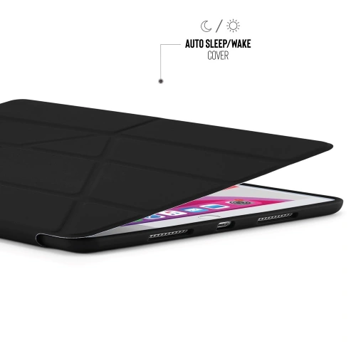 Etui Pipetto Origami No1 Original TPU Apple iPad 10.2 2019/2020/2021 (7., 8. i 9 generacji) (czarny)