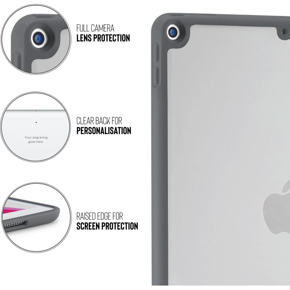 Hurtownia GSM - Etui Pipetto Origami No1 Original TPU Apple iPad 10.2 2019/2020/2021 (7., 8. a 9. generace) (tmavě šedá) - PIP009GRY - {ean13} - Hurt