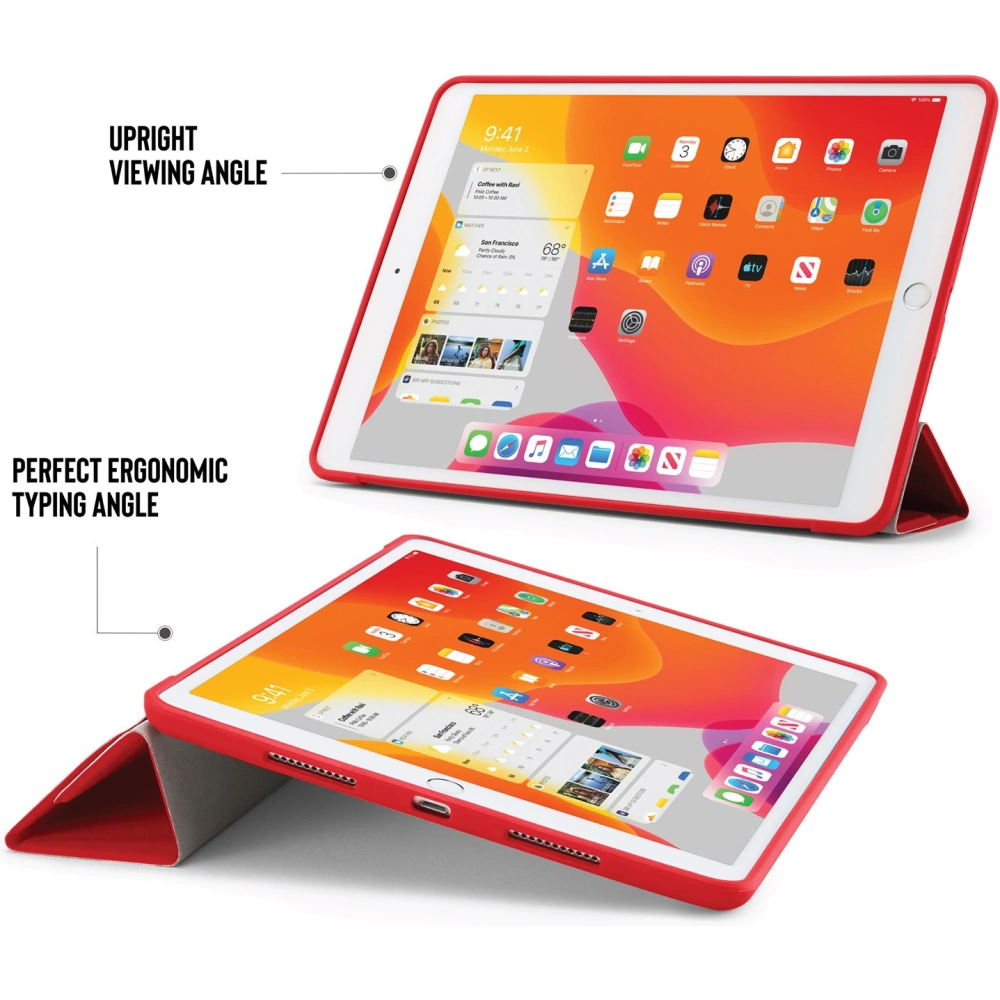 Hurtownia GSM - Etui Pipetto Origami No1 Original TPU Apple iPad 10.2 2019/2020/2021 (7., 8. a 9. generace) (červená) - PIP010RED - {ean13} - Hurt