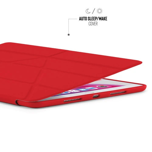 Etui Pipetto Origami No1 Original TPU Apple iPad 10.2 2019/2020/2021 (7., 8. i 9 generacji) (czerwony)