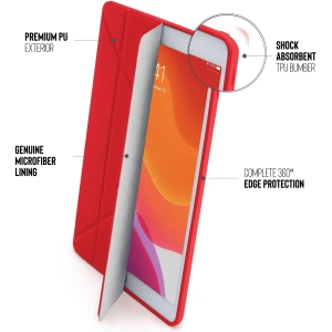 Wholesale Pipetto Origami No1 Original TPU Apple iPad 10.2 2019/2020/2021 7, 8, 9 Gen (red) - PIP010RED - {ean13} - Hurt
