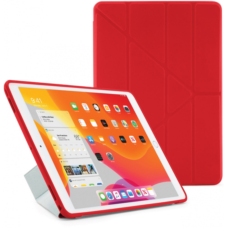 Hurtownia Pipetto - 5060520953182 - PIP010RED - Etui Pipetto Origami No1 Original TPU Apple iPad 10.2 2019/2020/2021 (7., 8. i 9 generacji) (czerwony) - B2B homescreen