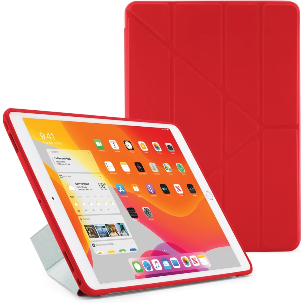Hurtownia GSM - Etui Pipetto Origami No1 Original TPU Apple iPad 10.2 2019/2020/2021 (7., 8. a 9. generace) (červená) - PIP010RED - {ean13} - Hurt