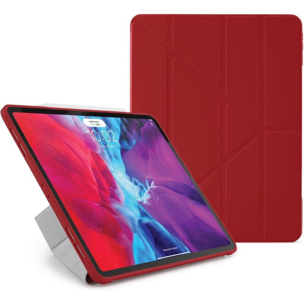 Hurtownia GSM - Etui Pipetto Origami No1 Original TPU Apple iPad Pro 12.9 2018/2020/2021 (3., 4. a 5. generace) (červená) - PIP011RED - {ean13} - Hurt