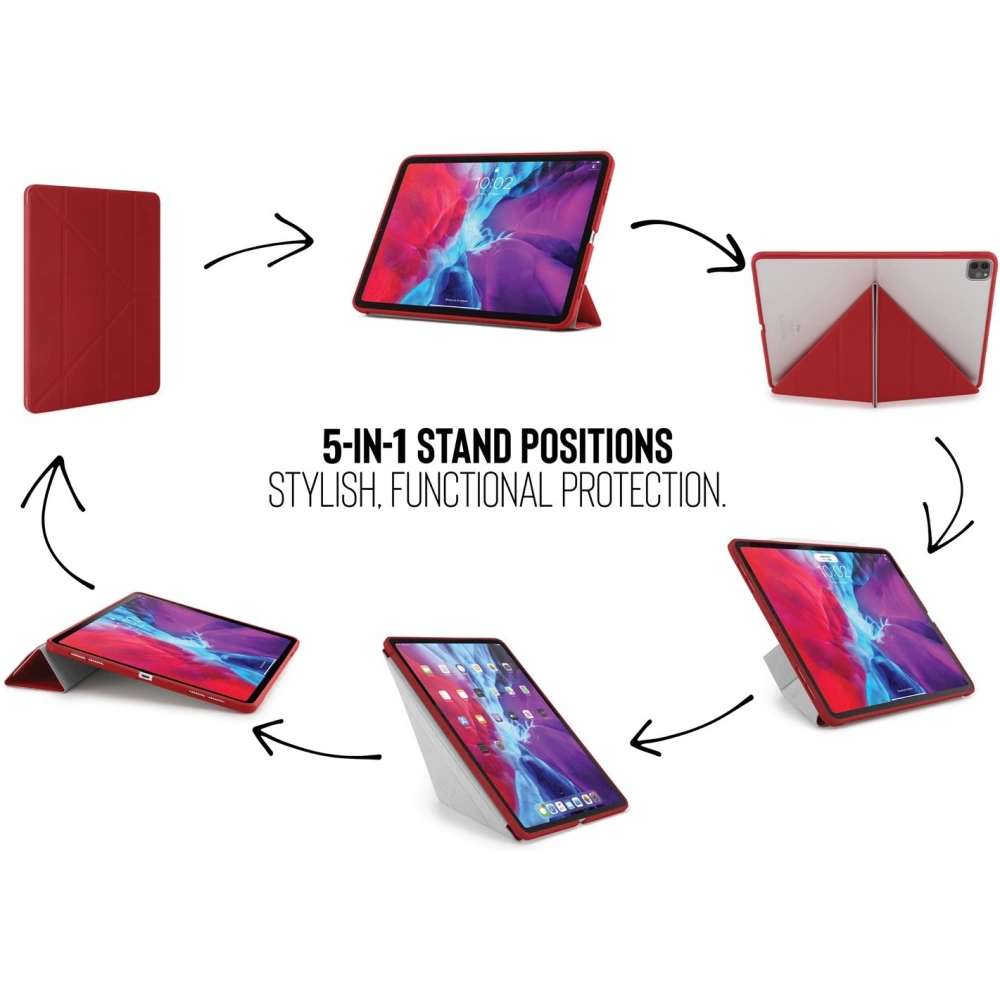 Hurtownia GSM - Etui Pipetto Origami No1 Original TPU Apple iPad Pro 12.9 2018/2020/2021 (3., 4. a 5. generace) (červená) - PIP011RED - {ean13} - Hurt