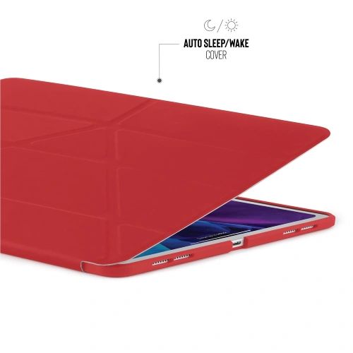 Etui Pipetto Origami No1 Original TPU Apple iPad Pro 12.9 2018/2020/2021 (3., 4. i 5. generacji) (czerwony)
