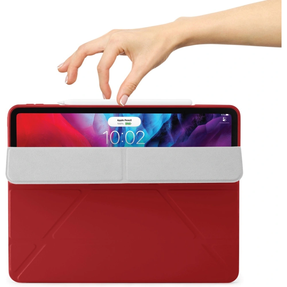Hurtownia GSM - Etui Pipetto Origami No1 Original TPU Apple iPad Pro 12.9 2018/2020/2021 (3., 4. a 5. generace) (červená) - PIP011RED - {ean13} - Hurt