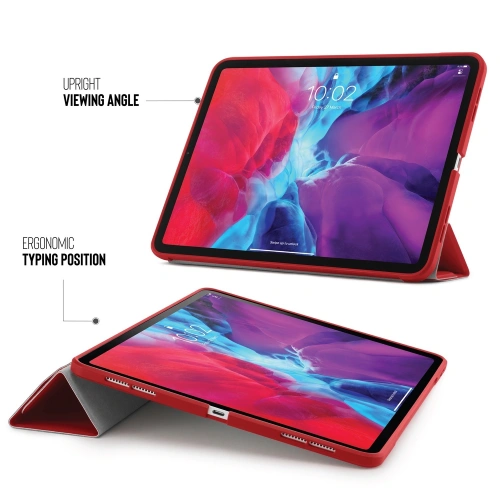 Etui Pipetto Origami No1 Original TPU Apple iPad Pro 12.9 2018/2020/2021 (3., 4. i 5. generacji) (czerwony)