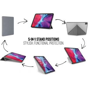 Wholesale Pipetto Origami No1 Original TPU Apple iPad Pro 12.9 2018/2020/2021 3, 4, 5 Gen (Dark Grey) - PIP012GRY - {ean13} - Hurt