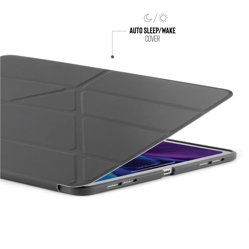 Etui Pipetto Origami No1 Original TPU Apple iPad Pro 12.9 2018/2020/2021 (3., 4. i 5. generacji) (Dark Grey)