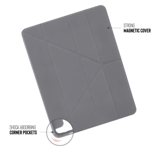 Hurtownia GSM - Etui Pipetto Origami No1 Original TPU Apple iPad Pro 12.9 2018/2020/2021 (3., 4. i 5. generacji) (Dark Grey) - PIP012GRY - {ean13} - Hurt