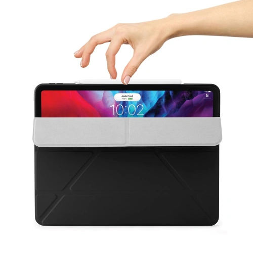 Etui Pipetto Origami No1 Original TPU Apple iPad Pro 12.9 2018/2020/2021 (3., 4. i 5. generacji) (czarny)