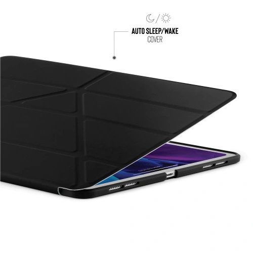 Etui Pipetto Origami No1 Original TPU Apple iPad Pro 12.9 2018/2020/2021 (3., 4. i 5. generacji) (czarny)